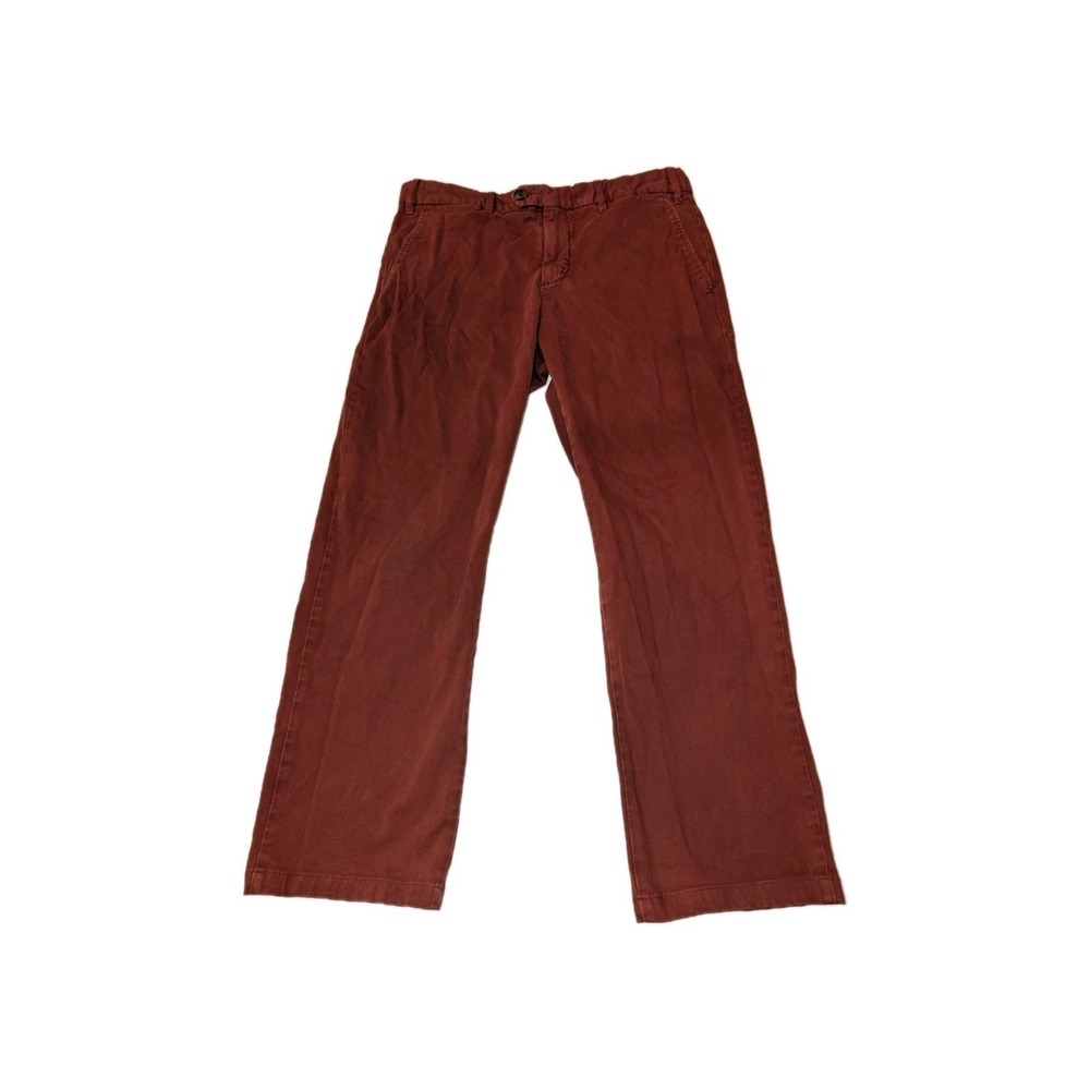 J.W. Brine Chino Pants  Men's Size 48 (US 32)   Rust‎ Slim Fit Luxury Cotton